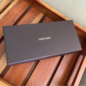 Tom Ford Gift Box Empty Sunglasses Watch Decor Storage Container Dark Brown